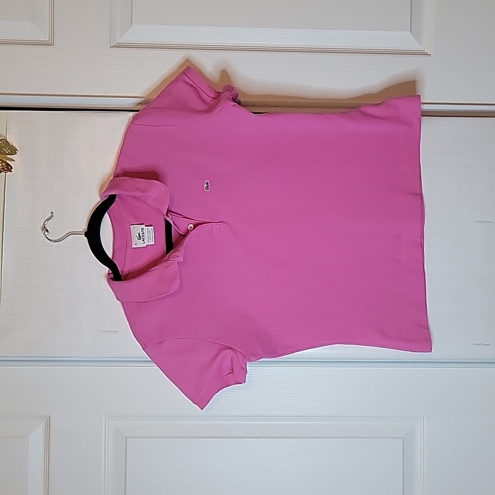 La coste pink t-shirt